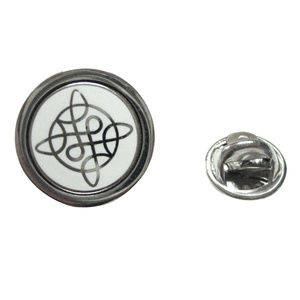 Silver Toned Celtic Design Lapel Pin